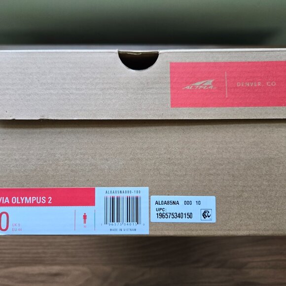 Altra Via Olympus 2, Men's 10, Black - Picture 8 of 12